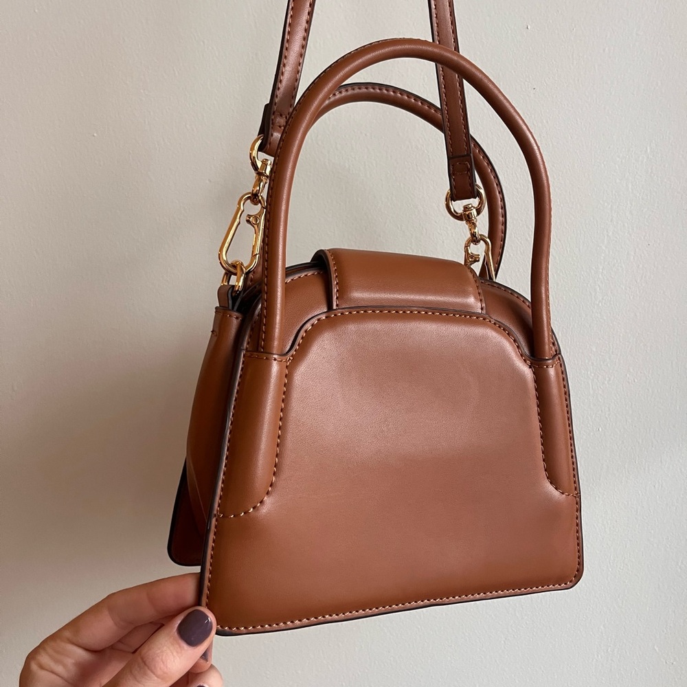 brown zara purse - never used